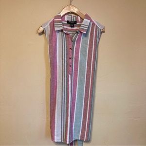 Nine West striped sleeveless top